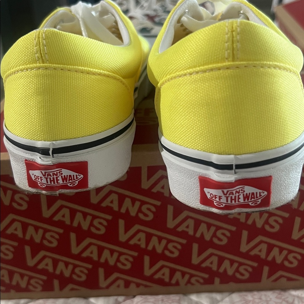 Vans Bright Yellow Lace-Up Sneakers - Picture 3 of 5